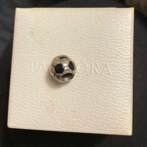 Pandora Jewelry - Pandora Authentic Soccer Ball Charm Pandora Jewelry - Pandora Authentic Soccer Ball Charm
